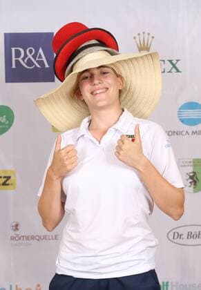 Aktuell Golf Damen, International European Ladies Amateur Championship - Fotoshooting GOLF - IELAC 2015, photo shoot FROHNLEITEN,AUSTRIA,20.JUL.15 - GOLF - EGA, European Golf Association, International European Ladies Amateur Championship, GC Murhof, photo shooting. Image shows Virginia Elena Carta (ITA). GEPAxpictures xChristianxWalgram