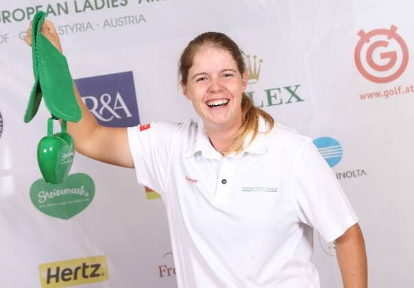 Aktuell Golf Damen, International European Ladies Amateur Championship - Fotoshooting GOLF - IELAC 2015, photo shoot FROHNLEITEN,AUSTRIA,20.JUL.15 - GOLF - EGA, European Golf Association, International European Ladies Amateur Championship, GC Murhof, photo shooting. Image shows Stephanie Bertelsen (DEN). GEPAxpictures xChristianxWalgram