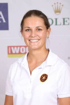 Aktuell Golf Damen, International European Ladies Amateur Championship - Fotoshooting GOLF - IELAC 2015, photo shoot FROHNLEITEN,AUSTRIA,20.JUL.15 - GOLF - EGA, European Golf Association, International European Ladies Amateur Championship, GC Murhof, photo shooting. Image shows Cylia Damerau (SUI). GEPAxpictures xChristianxWalgram