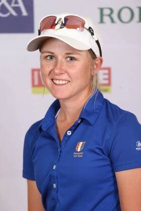 Aktuell Golf Damen, International European Ladies Amateur Championship - Fotoshooting GOLF - IELAC 2015, photo shoot FROHNLEITEN,AUSTRIA,20.JUL.15 - GOLF - EGA, European Golf Association, International European Ladies Amateur Championship, GC Murhof, photo shooting. Image shows Mariell Bruun (NOR). GEPAxpictures xChristianxWalgram