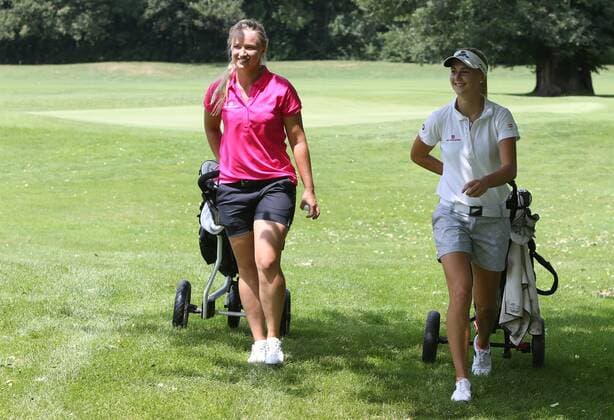 GOLF - IELAC 2015 FROHNLEITEN,AUSTRIA,20.JUL.15 - GOLF - EGA, European Golf Association, International European Ladies Amateur Championship, GC Murhof, practice day. Image shows Ann-Kathrin Maier (AUT). GEPAxpictures xAndreasxPranter