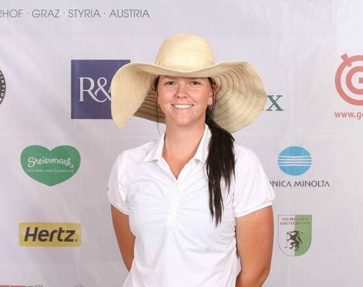 Aktuell Golf Damen, International European Ladies Amateur Championship - Fotoshooting GOLF - IELAC 2015, photo shoot FROHNLEITEN,AUSTRIA,20.JUL.15 - GOLF - EGA, European Golf Association, International European Ladies Amateur Championship, GC Murhof, photo shooting. Image shows Ursa Orehek (SLO). GEPAxpictures xChristianxWalgram
