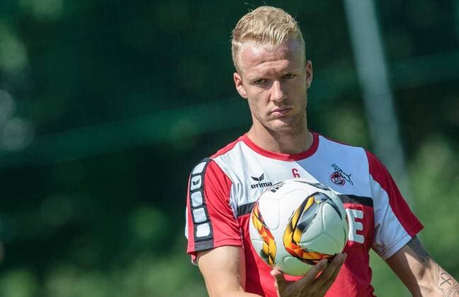 Kitzbühel 20.07.2015, Stadion Langau, Kitzbuehel, AUT, 1. FC Koeln, Trainingslager, im Bild Kevin Vogt (1. FC Koeln) during the Trainingscamp of German Bundesliga Club 1. FC Colgone at the Stadium Langau in Kitzbuehel, Austria on 2015 07 20.  EX_JFK  