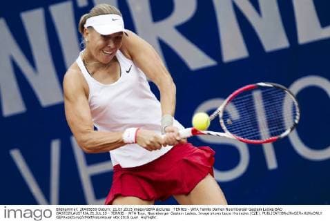 TENNIS - WTA Tennis Damen Nuernberger Gastein Ladies BAD GASTEIN,AUSTRIA,21.JUL.15 - TENNIS - WTA Tour, Nuernberger Gastein Ladies. Image shows Lucie Hradecka (CZE). GEPAxpictures xMatthiasxHauer
