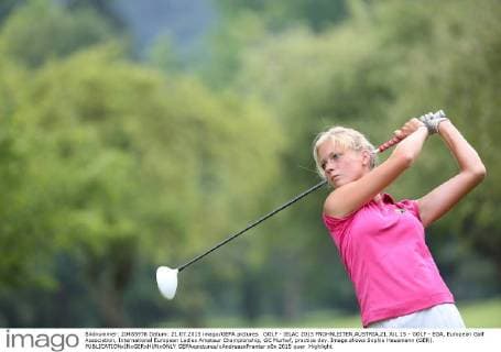 GOLF - IELAC 2015 FROHNLEITEN,AUSTRIA,21.JUL.15 - GOLF - EGA, European Golf Association, International European Ladies Amateur Championship, GC Murhof, practice day. Image shows Sophie Hausmann (GER). GEPAxpictures xAndreasxPranter