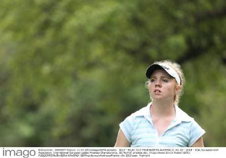 GOLF - IELAC 2015 FROHNLEITEN,AUSTRIA,21.JUL.15 - GOLF - EGA, European Golf Association, International European Ladies Amateur Championship, GC Murhof, practice day. Image shows Sonya Knebel (GER). GEPAxpictures xAndreasxPranter