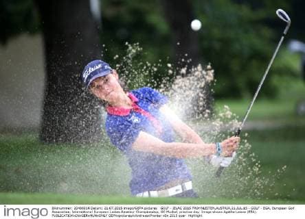 GOLF - IELAC 2015 FROHNLEITEN,AUSTRIA,21.JUL.15 - GOLF - EGA, European Golf Association, International European Ladies Amateur Championship, GC Murhof, practice day. Image shows Agathe Laisne (FRA). GEPAxpictures xAndreasxPranter