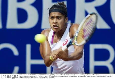 TENNIS - WTA Tennis Damen Nuernberger Gastein Ladies BAD GASTEIN,AUSTRIA,21.JUL.15 - TENNIS - WTA Tour, Nuernberger Gastein Ladies. Image shows Teliana Pereira (BRA). GEPAxpictures xMatthiasxHauer