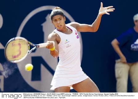 TENNIS - WTA Tennis Damen Nuernberger Gastein Ladies BAD GASTEIN,AUSTRIA,21.JUL.15 - TENNIS - WTA Tour, Nuernberger Gastein Ladies. Image shows Teliana Pereira (BRA). GEPAxpictures xMatthiasxHauer