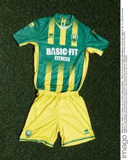 home kit during the team presentation of Ado Den Haag on July 21, 2015 at Kyocera stadium in The Hague, The Netherlands. Photocall ADO den Haag Dutch Eredivisie 2015 2016 xVIxLaurensxLindhoutxIVx 4119799