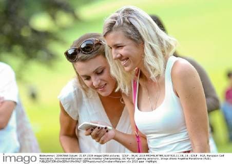 GOLF - IELAC 2015 FROHNLEITEN,AUSTRIA,21.JUL.15 - GOLF - EGA, European Golf Association, International European Ladies Amateur Championship, GC Murhof, opening ceremony. Image shows Angelina Monakhova (RUS). GEPAxpictures xChristianxWalgram