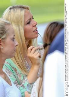 GOLF - IELAC 2015 FROHNLEITEN,AUSTRIA,21.JUL.15 - GOLF - EGA, European Golf Association, International European Ladies Amateur Championship, GC Murhof, opening ceremony. Image shows Antonia Eberhard (GER). GEPAxpictures xChristianxWalgram