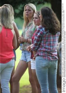 GOLF - IELAC 2015 FROHNLEITEN,AUSTRIA,21.JUL.15 - GOLF - EGA, European Golf Association, International European Ladies Amateur Championship, GC Murhof, opening ceremony. Image shows Antonia Eberhard (GER). GEPAxpictures xAndreasxPranter