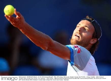 PXL_ATP Umag, 1st round, Androic Sousa 21.07.2015., Umag, Croatia - 26th Konzum Croatia Open Umag, first round, Toni Androic - Joao Sousa.  JuricaxGaloic PIXSELL