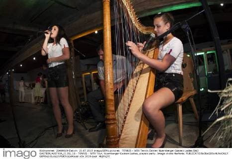 TENNIS - WTA Tennis Damen Nuernberger Gastein Ladies BAD GASTEIN,AUSTRIA,21.JUL.15 - TENNIS - WTA Tour, Nuernberger Gastein Ladies, players party. Image shows Harfonie. GEPAxpictures xMatthiasxHauer