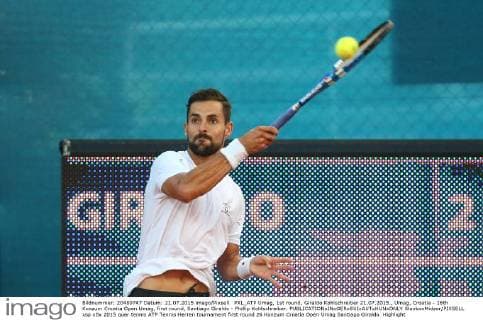 PXL_ATP Umag, 1st round, Giraldo Kohlschreiber 21.07.2015., Umag, Croatia - 26th Konzum Croatia Open Umag, first round, Santiago Giraldo - Phillip Kohlschreiber.  SlavkoxMidzor PIXSELL