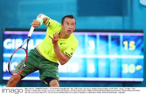 PXL_ATP Umag, 1st round, Giraldo Kohlschreiber 21.07.2015., Umag, Croatia - 26th Konzum Croatia Open Umag, first round, Santiago Giraldo - Phillip Kohlschreiber.  SlavkoxMidzor PIXSELL