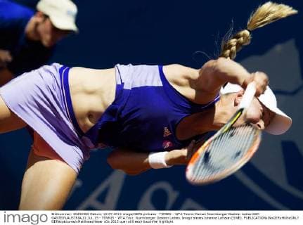 TENNIS - WTA Tennis Damen Nuernberger Gastein Ladies BAD GASTEIN,AUSTRIA,22.JUL.15 - TENNIS - WTA Tour, Nuernberger Gastein Ladies. Image shows Johanna Larsson (SWE). GEPAxpictures xMatthiasxHauer