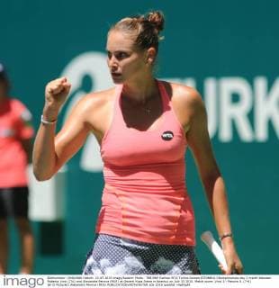 TEB BNP Paribas WTA Tennis Damen ISTANBUL Championships day 2 match between Roberta Vinci (ITA) and Alexandra Panova (RUS) at Garanti Koza Arena in Istanbul on July 22 2015. Match score: Vinci 2 - Panova 0. (7-6) (6-3) Pictured: Alexandra Panova (RUS) 
