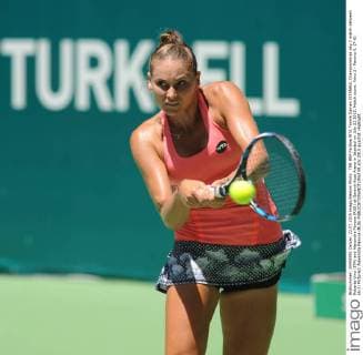 TEB BNP Paribas WTA Tennis Damen ISTANBUL Championships day 2 match between Roberta Vinci (ITA) and Alexandra Panova (RUS) at Garanti Koza Arena in Istanbul on July 22 2015. Match score: Vinci 2 - Panova 0. (7-6) (6-3) Pictured: Alexandra Panova (RUS) 