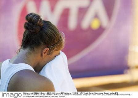 TENNIS - WTA Tennis Damen Nuernberger Gastein Ladies BAD GASTEIN,AUSTRIA,23.JUL.15 - TENNIS - WTA Tour, Nuernberger Gastein Ladies. Image shows Sara Errani (ITA). GEPAxpictures xMatthiasxHauer