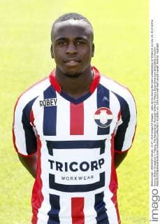 Lesly de Sa during the team presentation of Willem II on July 23, 2015 at the Koning Willem II stadium in Tilburg, The Netherlands Photocall Willem II Tilburg Dutch Eredivisie 2015 2016 xVIxxIVx 4125302