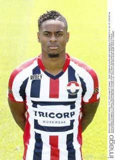 Terell Ondaan during the team presentation of Willem II on July 23, 2015 at the Koning Willem II stadium in Tilburg, The Netherlands Photocall Willem II Tilburg Dutch Eredivisie 2015 2016 xVIxxIVx 4125312