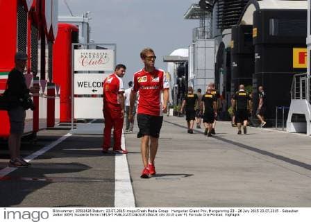 Hungarian Grand Prix, Hungaroring 23 - 26 July 2015 23.07.2015 - Sebastian Vettel (GER) Scuderia Ferrari SF15-T 