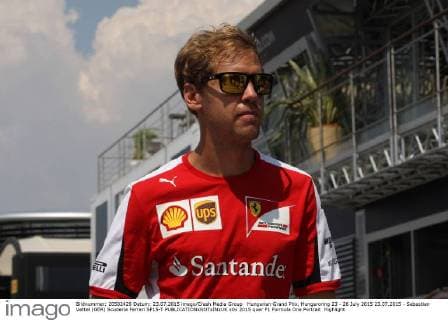 Hungarian Grand Prix, Hungaroring 23 - 26 July 2015 23.07.2015 - Sebastian Vettel (GER) Scuderia Ferrari SF15-T 