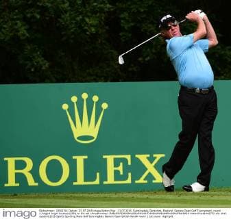 23.07.2015. Sunningdale, Berkshire, England. Seniors Open Golf Tournament, round 1. Miguel Angel Jimenez (ESP) on the tee xJonxBromleyx  ActionPlus11642772