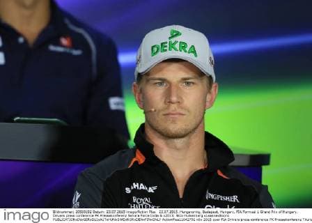 23.07.2015. Hungaroring, Budapest, Hungary. FIA Formual 1 Grand Prix of Hungary. Drivers press conference PK Pressekonferenz Sahara Force India & x2013; Nico Hulkenberg xLeannexBoonx  ActionPlus11642792