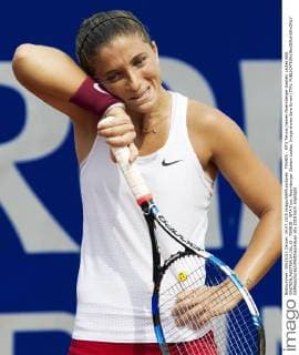 TENNIS - WTA Tennis Damen Nuernberger Gastein Ladies BAD GASTEIN,AUSTRIA,24.JUL.15 - TENNIS - WTA Tour, Nuernberger Gastein Ladies. Image shows Sara Errani (ITA). GEPAxpictures xMatthiasxHauer