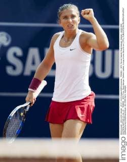 TENNIS - WTA Tennis Damen Nuernberger Gastein Ladies BAD GASTEIN,AUSTRIA,24.JUL.15 - TENNIS - WTA Tour, Nuernberger Gastein Ladies. Image shows Sara Errani (ITA). GEPAxpictures xMatthiasxHauer