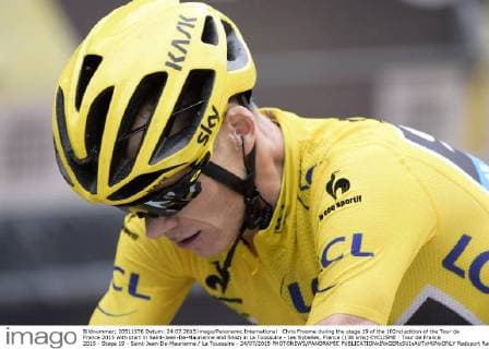 Chris Froome during the stage 19 of the 102nd edition of the Tour de France 2015 with start in Saint-Jean-De-Maurienne and finish in La Toussuire - Les Sybelles, France (138 kms) CYCLISME : Tour de France 2015 - Stage 19 - Saint-Jean-De-Maurienne La Toussuire - 24 07 2015 PHOTONEWS PANORAMIC 
