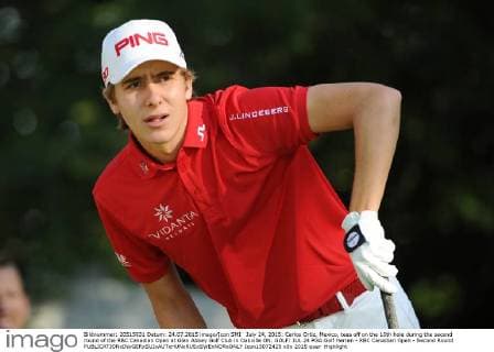 July 24, 2015: Carlos Ortiz, Mexico, tees off on the 10th hole during the second round of the RBC Canadian Open at Glen Abbey Golf Club in Oakville ON. GOLF: JUL 24 PGA Golf Herren - RBC Canadian Open - Second Round Icon15072425 EDITORIAL USE ONLY