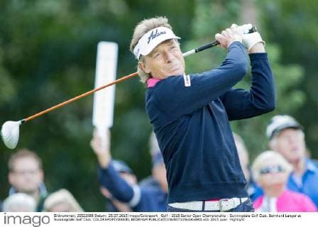 Golf - 2015 Senior Open Championship - Sunningdale Golf Club. Bernhard Langer at Sunningdale Golf Club. COLORSPORT DANIEL BEARHAM 