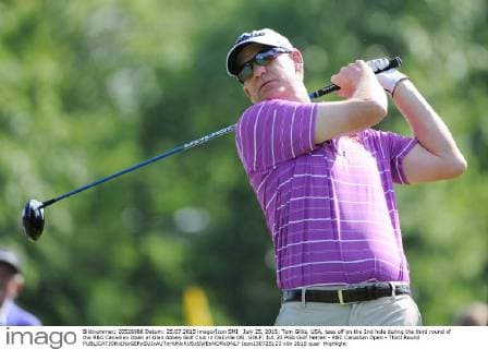 July 25, 2015: Tom Gillis, USA, tees off on the 2nd hole during the third round of the RBC Canadian Open at Glen Abbey Golf Club in Oakville ON. GOLF: JUL 25 PGA Golf Herren - RBC Canadian Open - Third Round Icon150725123 EDITORIAL USE ONLY