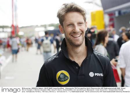 Motorsports: FIA Formula One World Championship WM Weltmeisterschaft 2015, Grand Prix of Hungary, 8 Romain Grosjean (FRA, Lotus F1 Team), xHOCHxZWEIx