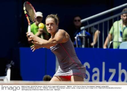 TENNIS - WTA Tennis Damen Nuernberger Gastein Ladies BAD GASTEIN,AUSTRIA,26.JUL.15 - TENNIS - WTA Tour, Nuernberger Gastein Ladies. Image shows Karin Knapp (ITA). GEPAxpictures xMatthiasxHauer