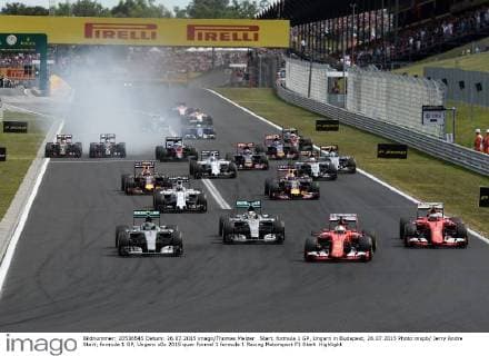 Start, formula 1 GP, Ungarn in Budapest, 26.07.2015 Photo:mspb Jerry Andre Start; formula 1 GP, Ungarn