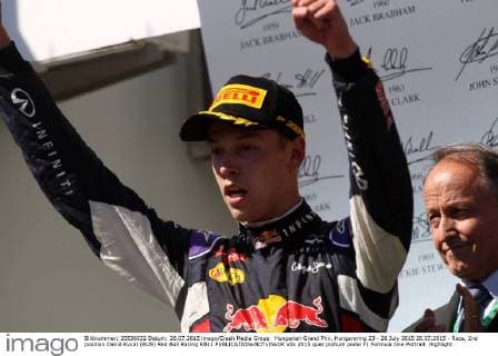 Hungarian Grand Prix, Hungaroring 23 - 26 July 2015 26.07.2015 - Race, 2nd position Daniil Kvyat (RUS) Red Bull Racing RB11 