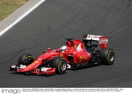 Hungarian Grand Prix, Hungaroring 23 - 26 July 2015 26.07.2015 - Race, Sebastian Vettel (GER) Scuderia Ferrari SF15-T 
