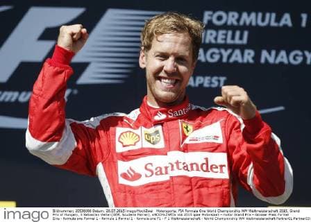 Motorsports: FIA Formula One World Championship WM Weltmeisterschaft 2015, Grand Prix of Hungary, 5 Sebastian Vettel (GER, Scuderia Ferrari), xHOCHxZWEIx