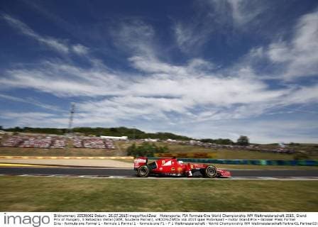 Motorsports: FIA Formula One World Championship WM Weltmeisterschaft 2015, Grand Prix of Hungary, 5 Sebastian Vettel (GER, Scuderia Ferrari), xHOCHxZWEIx