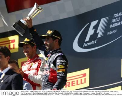 Motorsports: FIA Formula One World Championship WM Weltmeisterschaft 2015, Grand Prix of Hungary, 3 Daniel Ricciardo (AUS, Infiniti Red Bull Racing), xHOCHxZWEIx