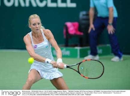 TEB BNP Paribas WTA Tennis Damen ISTANBUL Championships Final match between Urszula Radwanska (POL) and Lesia Tsurenko (UKR ) at Garanti Koza Arena in Istanbul on July 26 2015. Match score: Radwanska 0 - Tsurenko 2. (5-7) (1-6) Pictured: Urszula Radwanska (POL) 