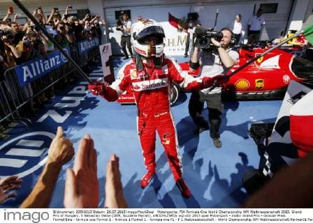 Motorsports: FIA Formula One World Championship WM Weltmeisterschaft 2015, Grand Prix of Hungary, 5 Sebastian Vettel (GER, Scuderia Ferrari), xHOCHxZWEIx