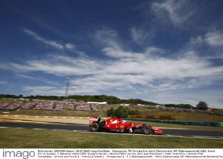 Motorsports: FIA Formula One World Championship WM Weltmeisterschaft 2015, Grand Prix of Hungary, 5 Sebastian Vettel (GER, Scuderia Ferrari), xHOCHxZWEIx