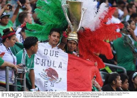 July 26, 2015 - Philadelphia, Pennsylvania, U.S - Mexico fans during the Gold Cup championship game The Gold Cup match played at Lincoln Financial Field in Philadelphia Pa CONCACAF Gold Cup 2015 Jamaica vs Mexico - ZUMArf1_