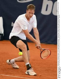 Florian Mayer (GER) in Aktion. Bet-At-Home Open 2014, Hamburg, Germany